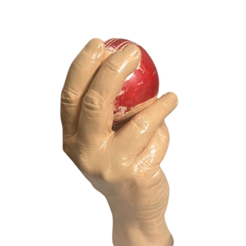Hand Holding Ball Sculpture