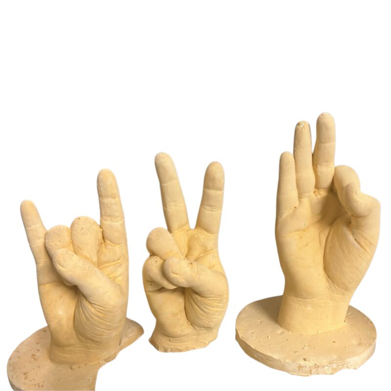 Hand Gesture Sculptures