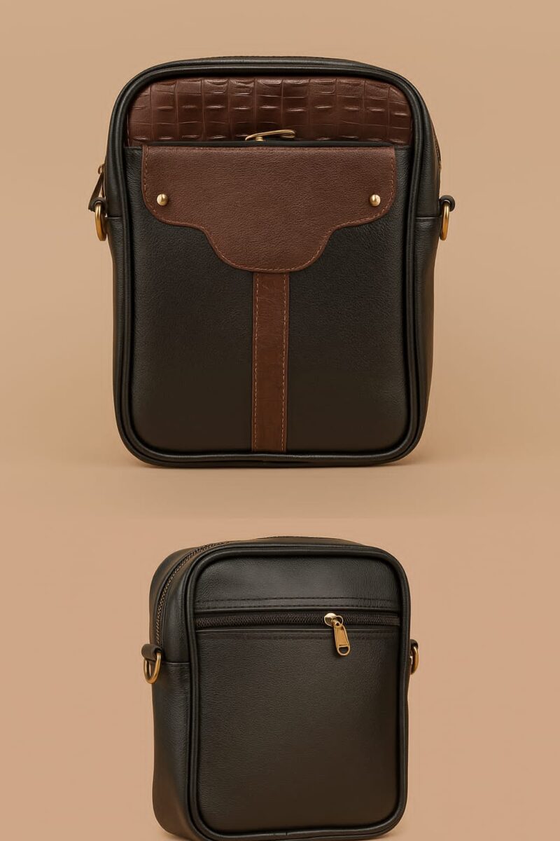 Stylish Two-Tone Sling Bag